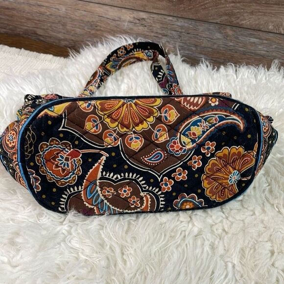 VERA BRADLEY Sherry Tote Bag Purse Retired Kensington Pattern Floral Paisley - Picture 10 of 10